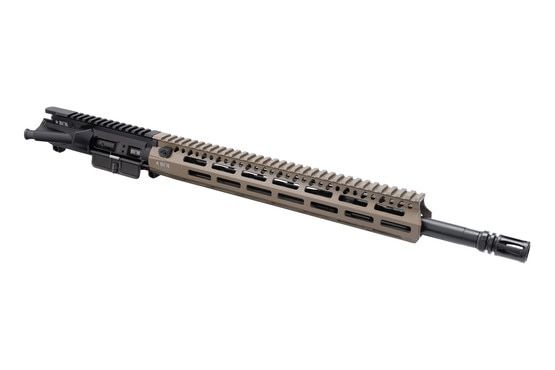 BCM Standard 5.56 NATO Barreled Upper Receiver has an FDE MLOK handguard